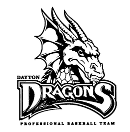 DAYTON DRAGONS PROFESSIONAL BASEBALL TEAM trademark