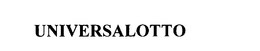 UNIVERSALOTTO trademark
