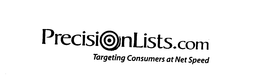 PRECISIONLISTS.COM TARGETING CONSUMERS AT NET SPEED trademark