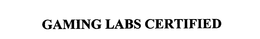 GAMING LABS CERTIFIED trademark