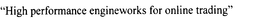 HIGH PERFORMANCE ENGINEWORKS FOR ONLINETRADING trademark