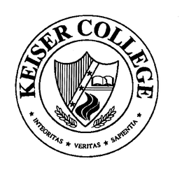 KEISER COLLEGE INTEGRITAS VERITAS SAPIENTIA trademark