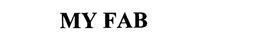 MY FAB trademark