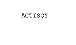 ACTISOY trademark