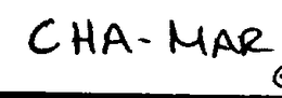 CHA-MAR trademark