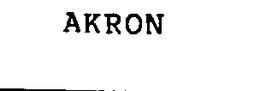 AKRON trademark