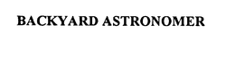 BACKYARD ASTRONOMER trademark