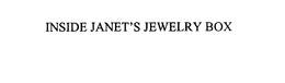 INSIDE JANET'S JEWELRY BOX trademark