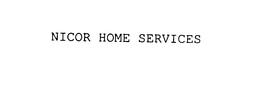 NICOR HOME SERVICES trademark