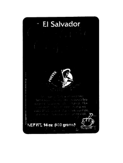 EL SALVADOR ORGANIC COFFEE PIPIL THE ECOLOGICAL COFFEE trademark