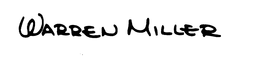 WARREN MILLER trademark