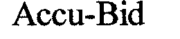 ACCU-BID trademark