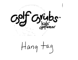 GOLF GRUBS KIDS' GOLFWEAR trademark