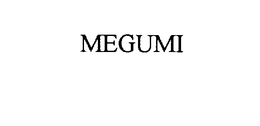 MEGUMI trademark