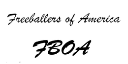 FREEBALLERS OF AMERICA FBOA trademark