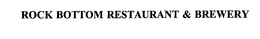 ROCK BOTTOM RESTAURANT & BREWERY trademark