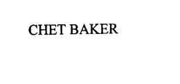 CHET BAKER trademark