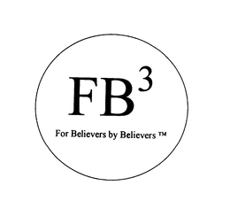 FB3 FOR BELIEVERS BY BELIEVERS trademark
