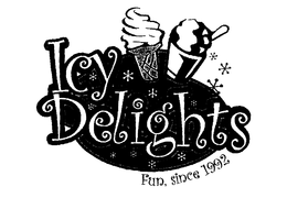 ICY DELIGHTS FUN, SINCE 1992 trademark