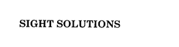 SIGHT SOLUTIONS trademark