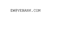 EW@VEBANK.COM trademark