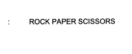 ROCK PAPER SCISSORS trademark