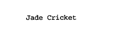 JADE CRICKET trademark