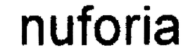 NUFORIA trademark