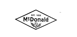 MCDONALD EST. 1856 trademark