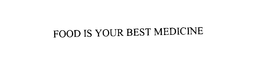 FOOD IS YOUR BEST MEDICINE trademark