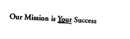 OUR MISSION IS YOUR SUCCESS trademark