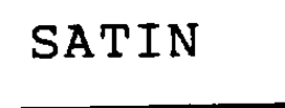 SATIN trademark