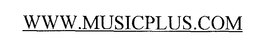 WWW.MUSICPLUS.COM trademark