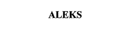 ALEKS trademark