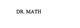DR. MATH trademark