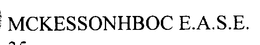 MCKESSONHBOC E.A.S.E. trademark