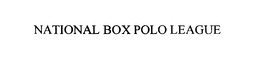 NATIONAL BOX POLO LEAGUE trademark