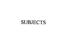 SUBJECTS trademark