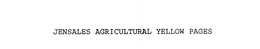 JENSALES AGRICULTURAL YELLOW PAGES trademark