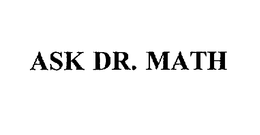 ASK DR. MATH trademark