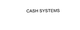 CASH SYSTEMS trademark