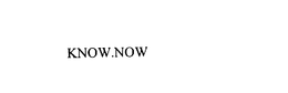 KNOW.NOW trademark