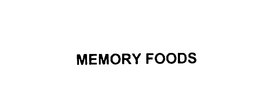 MEMORY FOODS trademark