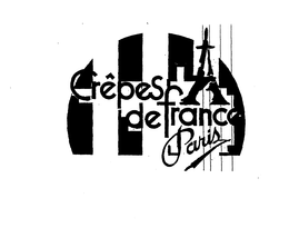 CREPES DE FRANCE PARIS trademark