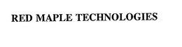 RED MAPLE TECHNOLOGIES trademark