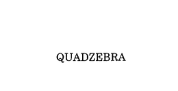 QUADZEBRA trademark