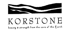 KORSTONE BEAUTY & STRENGTH FROM THE CORE OF THE EARTH trademark
