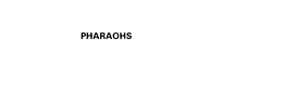 PHARAOHS trademark