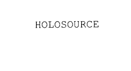HOLOSOURCE trademark