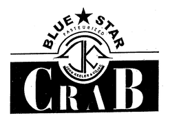 BLUE STAR PASTEURIZED CRAB JK JOHN KEELER & CO., INC. trademark